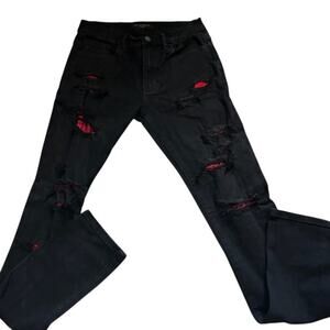 Saint Morta Luxury Distressed Skinny Jeans